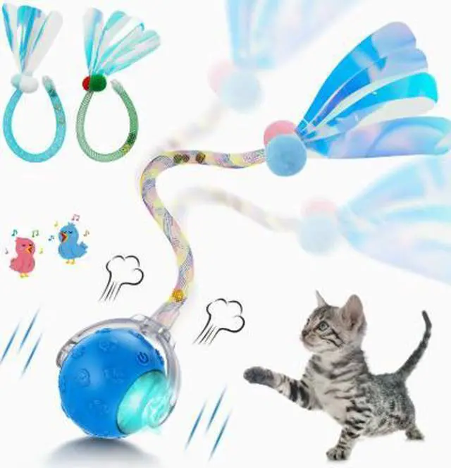 Main image of Intelligent automatic dog walking ball dog toy ball - durable and chewable - perfect for entertaining pets and amusing cats. Dog ball - kitten's playful ball.