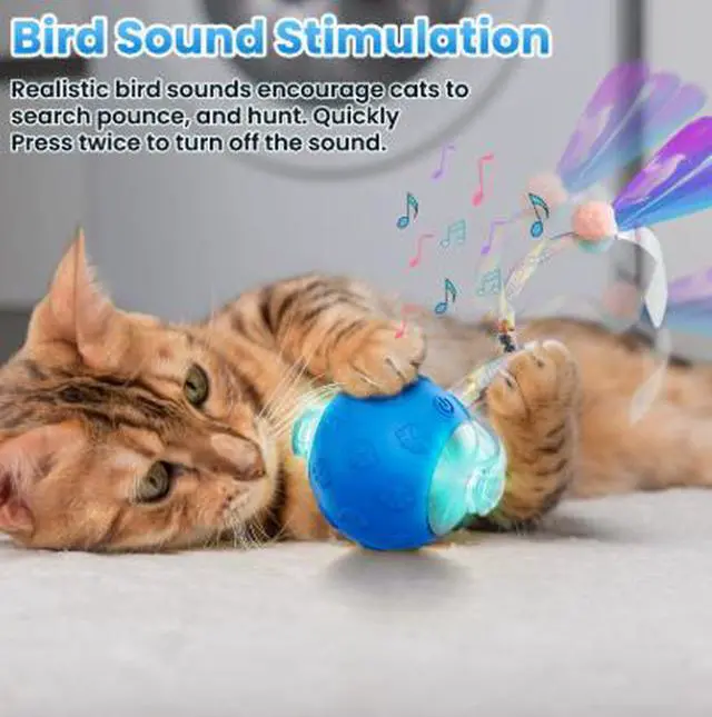 Alt view image 4 of 4 - Intelligent automatic dog walking ball dog toy ball - durable and chewable - perfect for entertaining pets and amusing cats. Dog ball - kitten's playful ball.