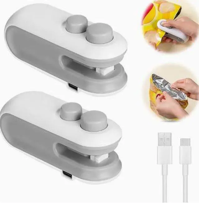 Alt view image 2 of 4 - Sealing machine, household small-sized mini sealing machine, plastic sealing machine, sealing clamp, sealing clip, sealing device, snack sealing device