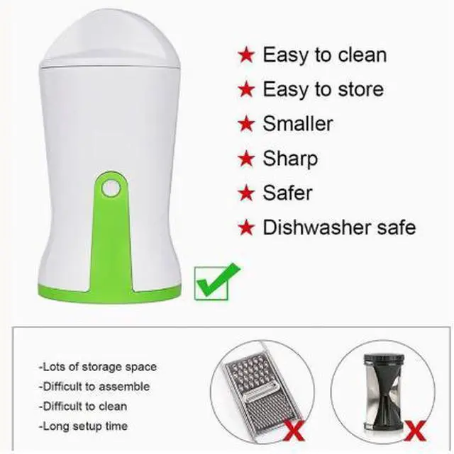 Alt view image 3 of 5 - Shredder, Spiral funnel shredder, Rotating shredder, Vegetable cutter, Scraper vegetable cutter