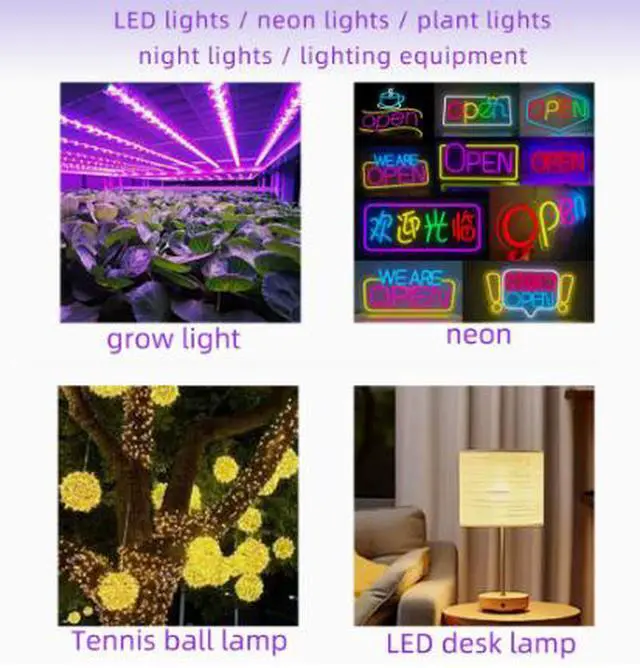 Alt view image 3 of 3 - Specialized timer and dimmer switch for wax and incense lamps, line control, continuous light output, plant lamp, USB timer and dimmer switch line