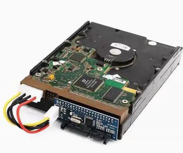 Alt view image 5 of 5 - 3.5-inch IDE to SATA adapter card - Desktop computer hard drive/IDE optical drive to SATA converter parallel port to serial port