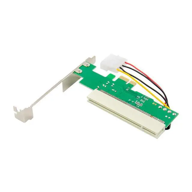 Alt view image 2 of 4 - Desktop computer graphics card PCI-E to PCI expansion card PCI-E 1x to PCI adapter card ASM1083