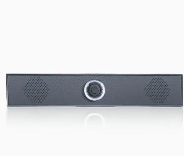 Alt view image 2 of 5 - New long-bar computer speaker with dual stereo drivers, desktop stand for laptop, wired and Bluetooth-enabled, enhanced bass