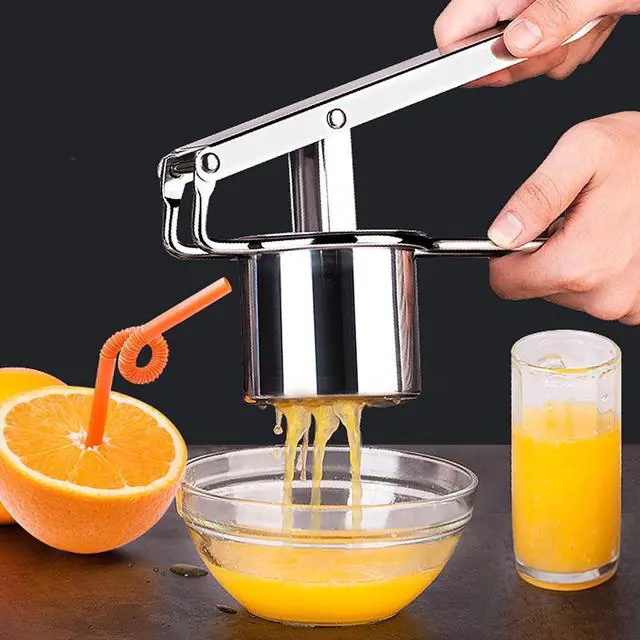 Alt view image 2 of 7 - Stainless Steel Manual Mashed Potato Machine Create Creamy