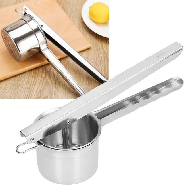 Alt view image 6 of 7 - Stainless Steel Manual Mashed Potato Machine Create Creamy
