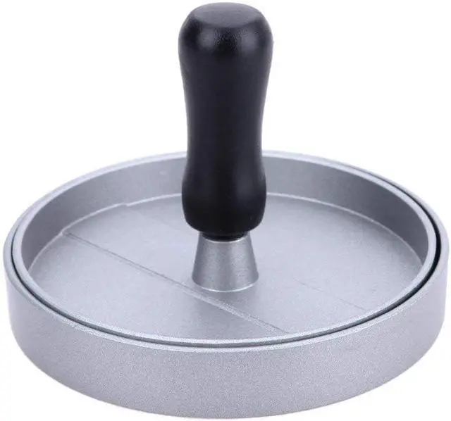 Alt view image 6 of 6 - Meat Barbecue Presses Mold, 4.5Inch Stainless Steel Round Hamburger Meat Presses Mold for Kitchen