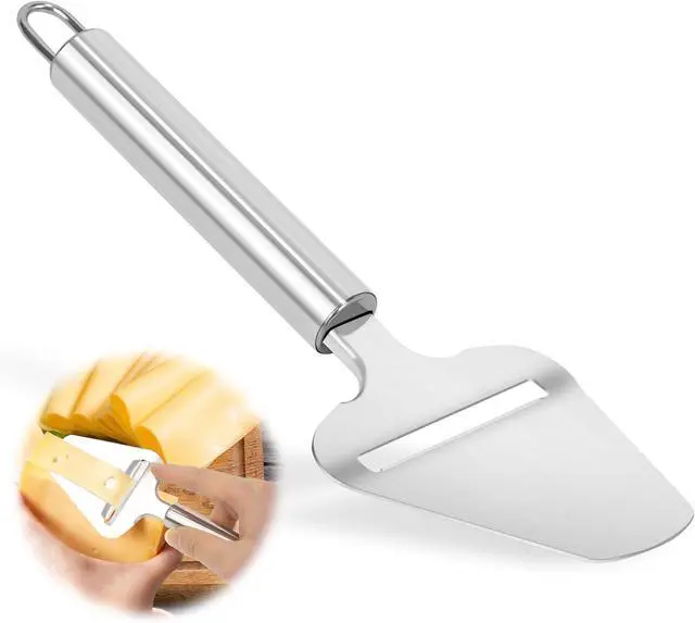 Alt view image 6 of 7 - Premium Stainless Steel Cheese Slicer For All Types Of Cheese.
Multi-Functional Handheld Cheese Slicers Cutter For Block And Hard, Dishwasher Safe, Essential For Every Kitchen.