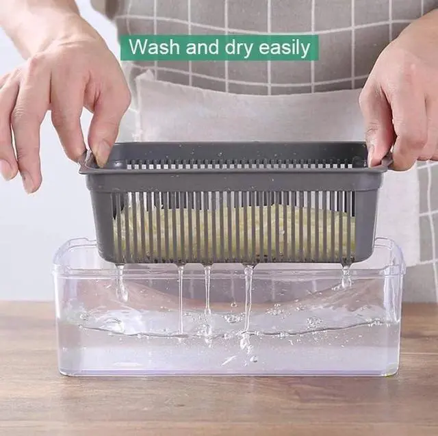 Alt view image 6 of 6 - Kitchen Vegetable Chopper, Dicer, Slicer, Potato Shredder, Grater Multi-functional Home Use Vegetable Cutter