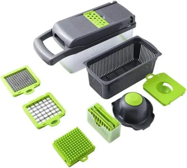 Alt view image 2 of 6 - Kitchen Vegetable Chopper, Dicer, Slicer, Potato Shredder, Grater Multi-functional Home Use Vegetable Cutter