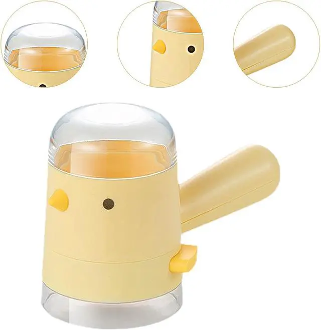 Alt view image 4 of 6 - Dispenser Salt Shaker Gadget Dustproof Kitchen Tool Precision Quantitative Seasoning Bottle Condiment Container, Yellow