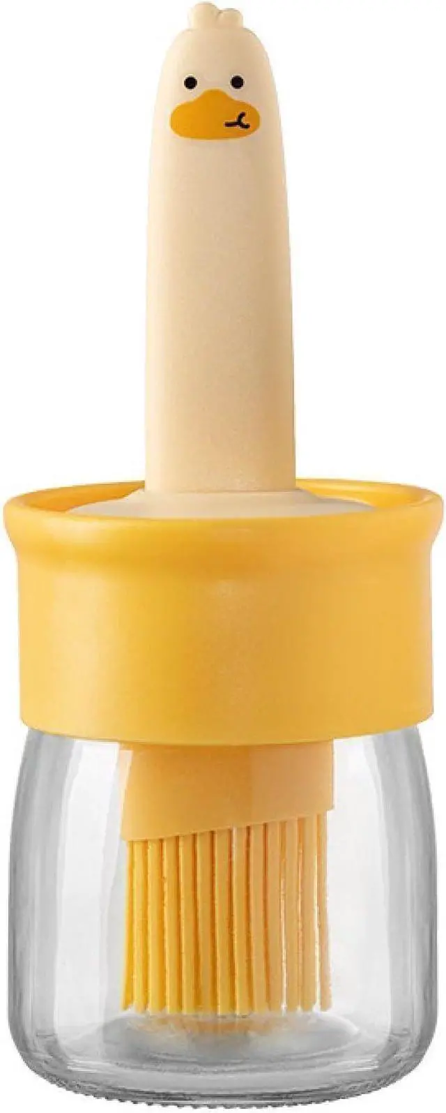 Alt view image 2 of 7 - Glass Oil Dispenser Bottle Made with Premium Glass & Silicone | High Temperature Resistant Oil Bottle Integrated Barbecue Cooking, Frying, Air Fryer Utensils Home & Kitchen Easy to use