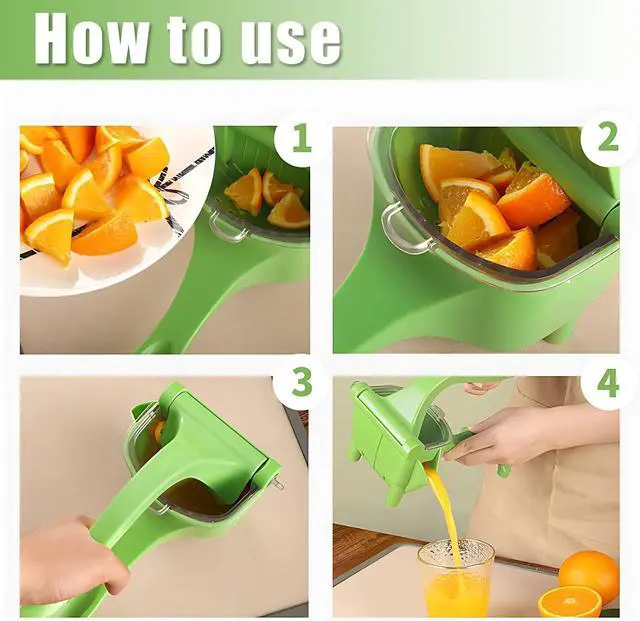 Alt view image 6 of 7 - Ultimate Juice Squeeze, Manual Juicer, Portable Manual Juicer Squeezer, Versatile Fruit Squeezer for Watermelon Lemon Orange Grapes