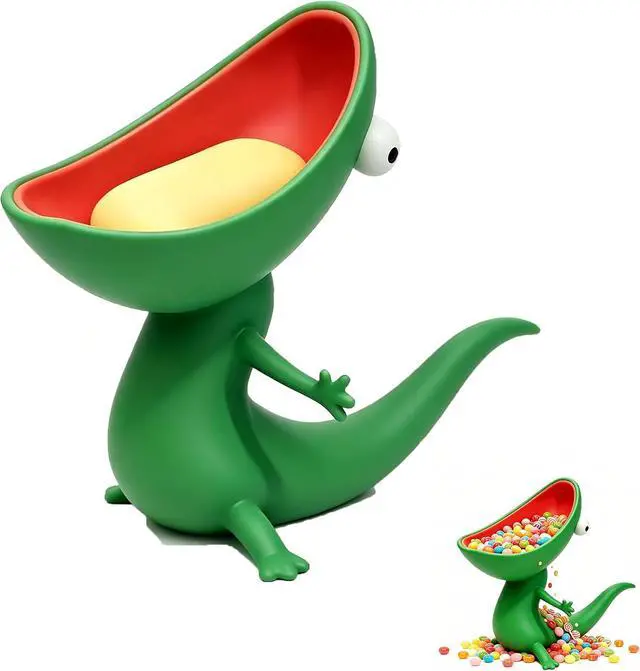 Alt view image 7 of 7 - Large Mouthed Lizard Soap Box with Drainage Hole, Soap Dish Holder
Self Draining Anti Slip Resin Soap Rack And Multifunctional Storage Tray Are Ideal Housewarming Novelty Gifts
