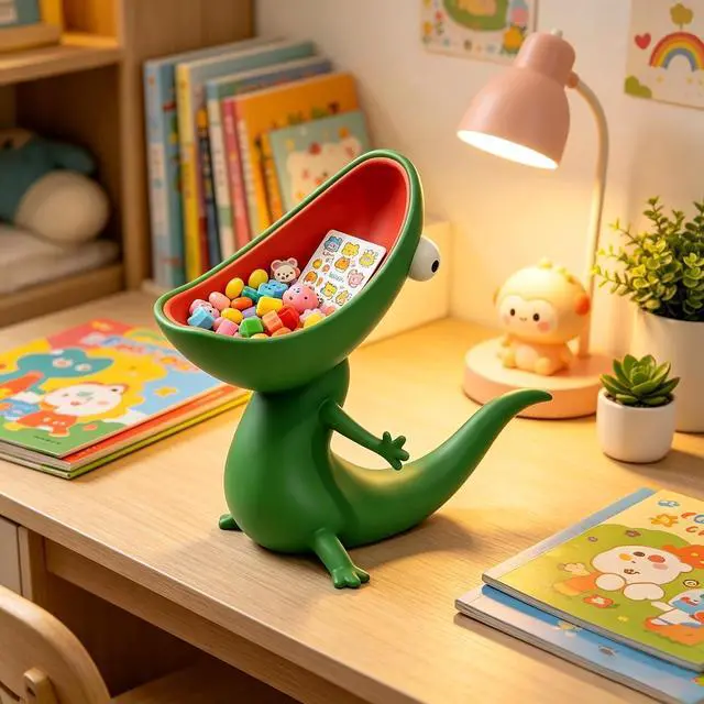 Alt view image 3 of 7 - Large Mouthed Lizard Soap Box with Drainage Hole, Soap Dish Holder
Self Draining Anti Slip Resin Soap Rack And Multifunctional Storage Tray Are Ideal Housewarming Novelty Gifts