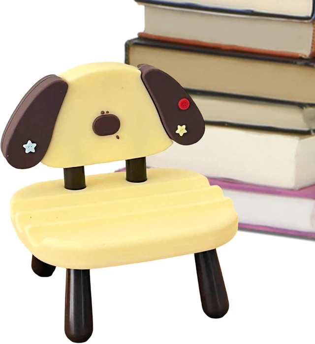 Alt view image 2 of 6 - Phone Stand for Desk | Horizontal Animal Chair Cradle puppy