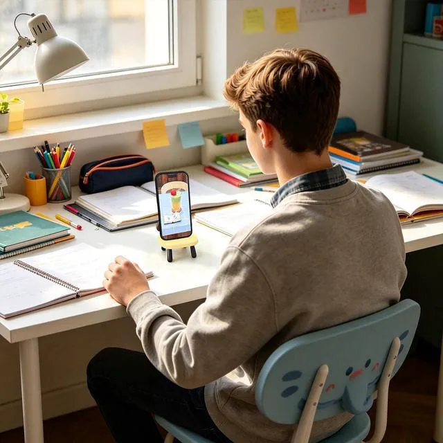 Alt view image 5 of 6 - Phone Stand for Desk | Horizontal Animal Chair Cradle puppy