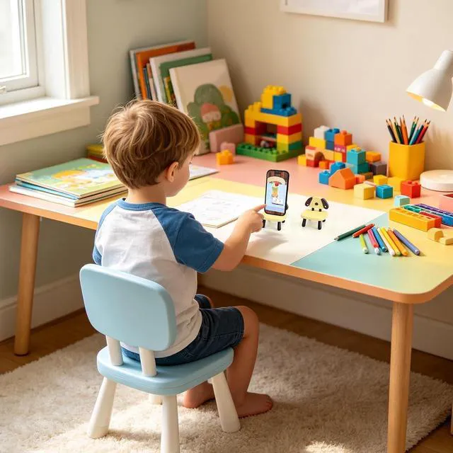 Alt view image 4 of 6 - Phone Stand for Desk | Horizontal Animal Chair Cradle puppy