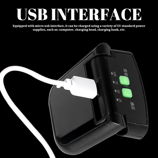 Alt view image 5 of 5 - Hat Clip Light, 6 LED Hat Light, USB Rechargeable Hat Lights Clip On Sensing Waterproof Cap Light for Reading Hunting Camping Fishing Hat Lights Clip On LED Hat Clip on Flashlight Hat Light