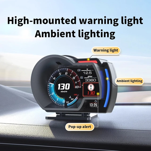 Alt view image 3 of 7 - Cross-border bestseller A520 New Car GPS Dual-mode Driving Computer HUD Head-Up Display OBD Automotive Dashboard