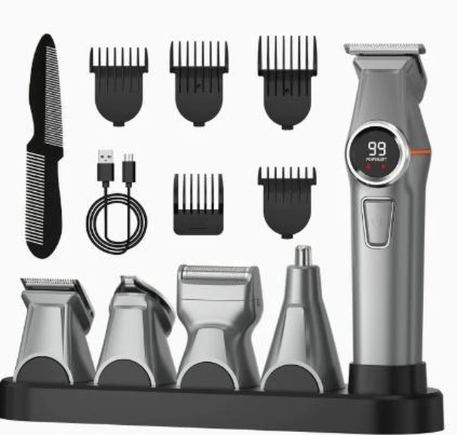 Main image of Magnetic suction new model hair clipper multi-functional five-in-one rechargeable household electric trimmer professional beauty set hair clipper