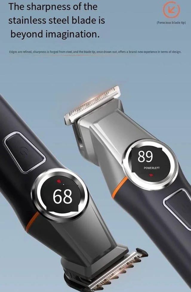Alt view image 3 of 5 - Magnetic suction new model hair clipper multi-functional five-in-one rechargeable household electric trimmer professional beauty set hair clipper