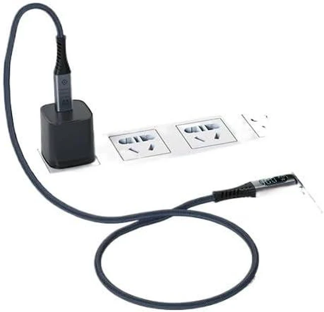 Alt view image 3 of 6 - USB4 Digital Display Charging Cable, 240W Fast Charging, 40G High-Speed 8K 60Hz Screen Mirroring Cable, Compatible with Thunderbolt 4, Full-Function Cable