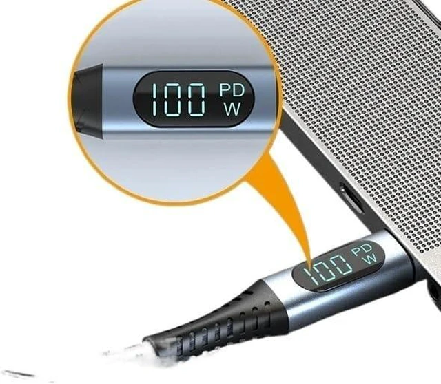 Alt view image 4 of 6 - USB4 Digital Display Charging Cable, 240W Fast Charging, 40G High-Speed 8K 60Hz Screen Mirroring Cable, Compatible with Thunderbolt 4, Full-Function Cable
