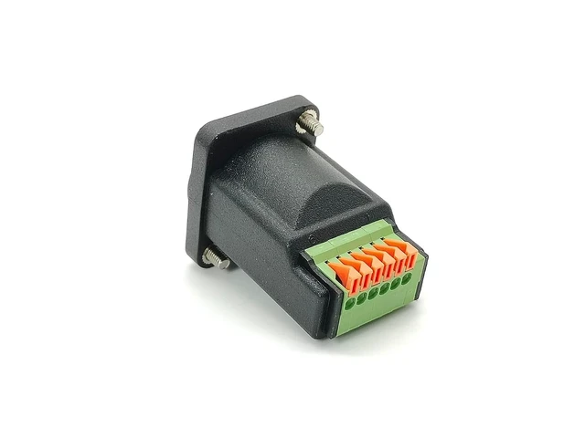 Alt view image 3 of 5 - Elecbee RJ11 RJ12 6P6C Breakout Board Terminal Block Connector Terminal Straight to RJ45 Straight Female(1PC)