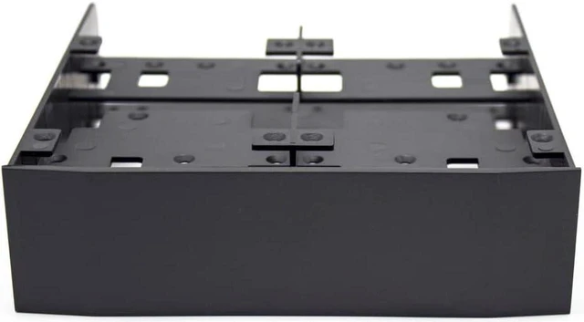 Alt view image 5 of 5 - Drive Bay Adapter 2.5 / 3.5 HDD/SSD to 5.25 Floppy Drive Bay 5.25 Bay Mounting Bracket Kit Internal Hard Disk Drive Mounting Kit with Screws