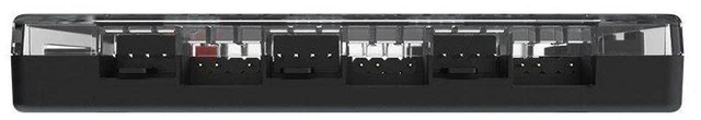 Alt view image 5 of 5 - 1 To 6 Multi Way Splitter 5V/3PIN RGB Case Fan Hub Adapter PWM ARGB Addressble Fan Power interface SATA