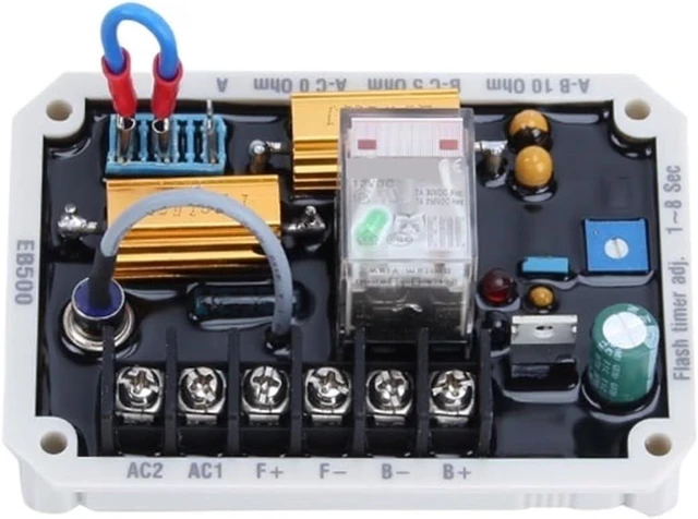 Main image of 1PCS EB500 Generator AVR Voltage Regulator Stabilizer Control Panel Module Reverse Current Protection