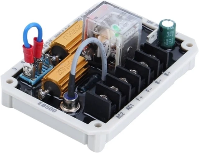 Alt view image 5 of 5 - 1PCS EB500 Generator AVR Voltage Regulator Stabilizer Control Panel Module Reverse Current Protection