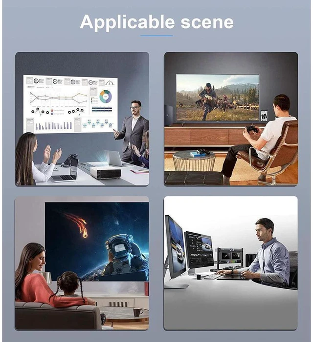 Alt view image 5 of 7 - HDMI 2.1 Switch 4K 120Hz, Aluminum 8K@60Hz HDMI Switch 3 in 1 out, 3x1 HDMI Switcher Selector, Support 4K@120Hz, Ultra HD, 4K HDMI Selector Switcher for Gaming Console eokCXOY