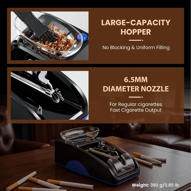 Alt view image 6 of 7 - New Mini Electric Cigarette Rolling Machine 005, Fully Automatic 05 Cigarette Roller
