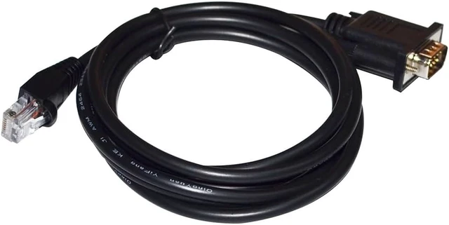 Alt view image 3 of 5 - DB9 Pin to RJ50 10P10C Serial Communication Cable COM Port Adapter for RS232 Connectivity with Haishi POS Cash Registers(1.8 Meters)