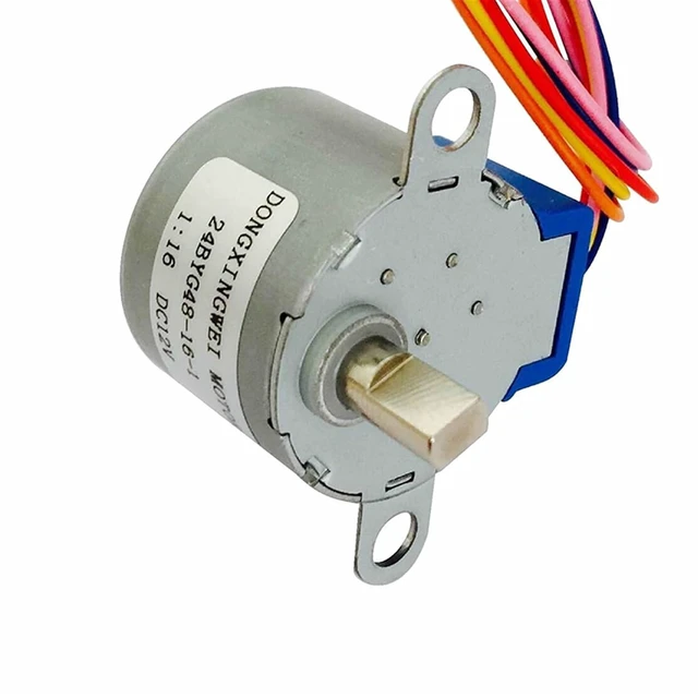 Alt view image 4 of 4 - 1Set 24BYJ48 DC 12V Motor Reducing Stepping Stepper Motor 24BYJ48 Step Motor