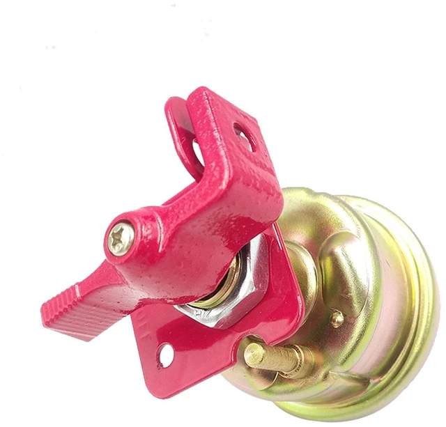 Alt view image 3 of 10 - Battery disconnect switch with locking bracket, metal knob main power cutoff switch, suitable for excavators, forklifts, and tractors