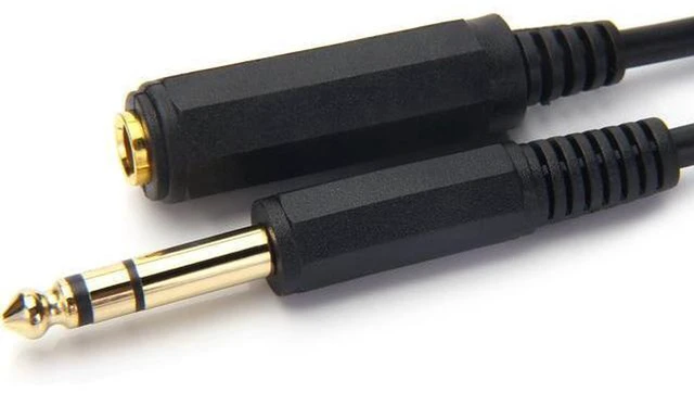 Alt view image 3 of 6 - 1/4 Inch Male to Female Stereo Extension Cable Gold Plated Quarter inch Headphone Extension Cable Cord- 20FT /6.6 Meters