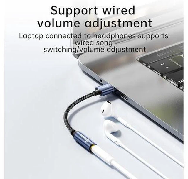 Alt view image 4 of 6 - USB to 3.5mm Jack Audio Adapter, External Stereo Sound Card USB-A to Audio Jack Adapter with Auxiliary Stereo Converter, Compatible with Desktop, Laptop Mac, Linux and More!