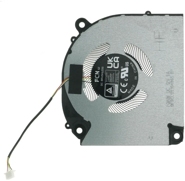 Alt view image 2 of 4 - Replacement CPU Cooling Fan for Hasee Z7D6 Z8D6 Z8R7 Z9D7 Z9R7 Z9R9 G8R9 G9R9 12V DFSCL12E16486S FQNW