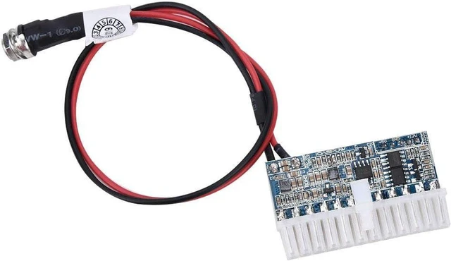 Alt view image 5 of 6 - 24Pin ATX Switch, DC ATX 160W 24Pin Pico Switch, High Power in Line DC ATX 12V Power Supply Module DC to DC Power Supply Module for Mini Computer ITX etc