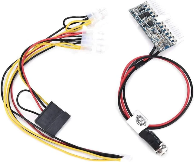 Alt view image 2 of 6 - 24Pin ATX Switch, DC ATX 160W 24Pin Pico Switch, High Power in Line DC ATX 12V Power Supply Module DC to DC Power Supply Module for Mini Computer ITX etc