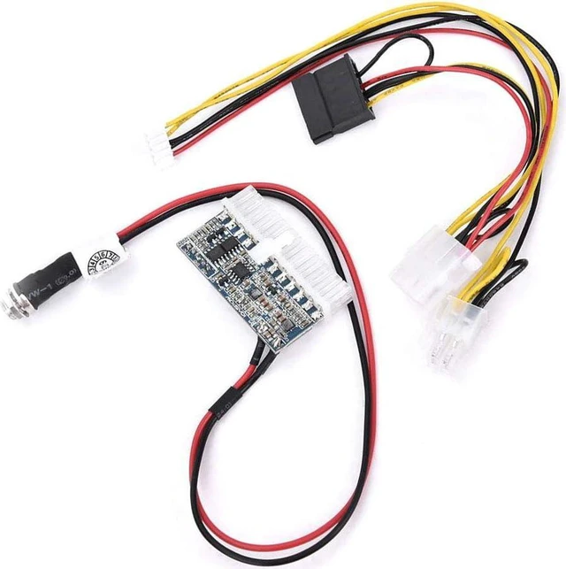 Alt view image 6 of 6 - 24Pin ATX Switch, DC ATX 160W 24Pin Pico Switch, High Power in Line DC ATX 12V Power Supply Module DC to DC Power Supply Module for Mini Computer ITX etc