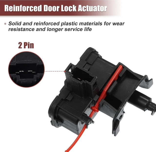 Alt view image 6 of 6 - for Audi A4 A5 Coupe Q5 RS5 S4 S5 Coupe SQ5, Fuel Filler Door Opener Actuator, 8K0862153H, Black