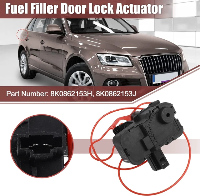 Alt view image 4 of 6 - for Audi A4 A5 Coupe Q5 RS5 S4 S5 Coupe SQ5, Fuel Filler Door Opener Actuator, 8K0862153H, Black