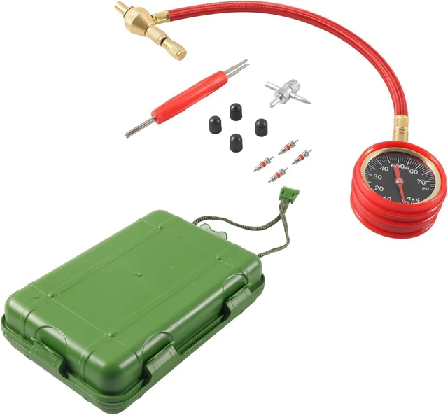Alt view image 3 of 12 - Road Tire Pressure Gauges Set Rapid Air Down Deflator High Precisions Tire Deflator for Accurate Measurement