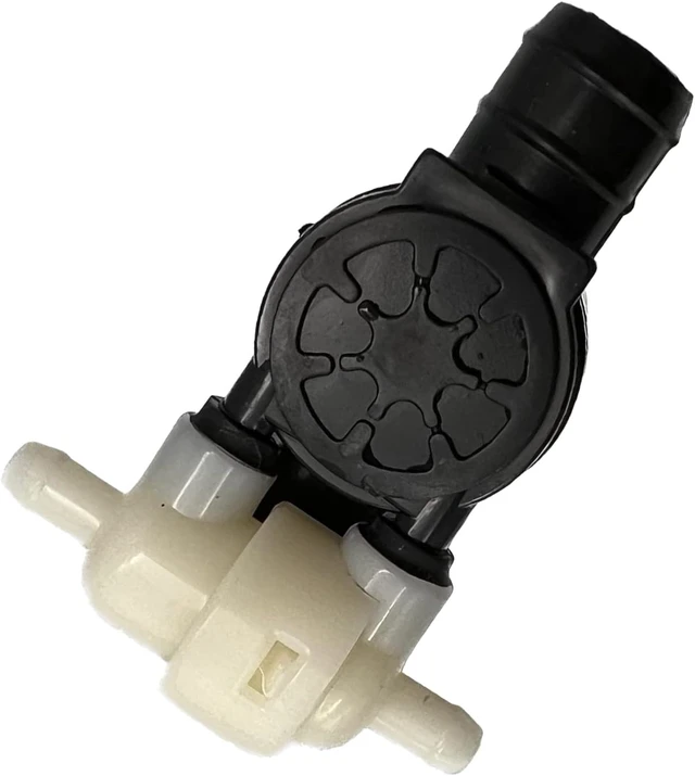 Alt view image 4 of 7 - Front Windshield Washer Pump 98510-2V100 Compatible with Accent,Tiburon,Sportage,Tucson,Sedona Replaces 98510-1F100,98510-25100,98510-2L100