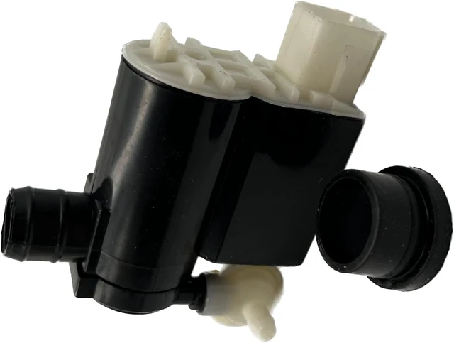 Alt view image 2 of 7 - Front Windshield Washer Pump 98510-2V100 Compatible with Accent,Tiburon,Sportage,Tucson,Sedona Replaces 98510-1F100,98510-25100,98510-2L100