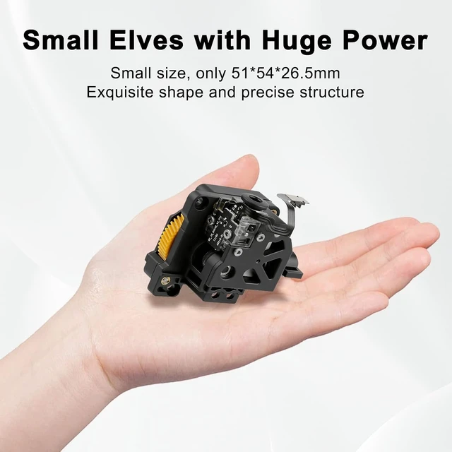 Alt view image 6 of 6 - Stainless Steel P1 Extruder Unit for Bambu Lab P1P/P1S 3D Printer with Dual Gears for Increased Extrusion Force & Filament Run-Out Detection